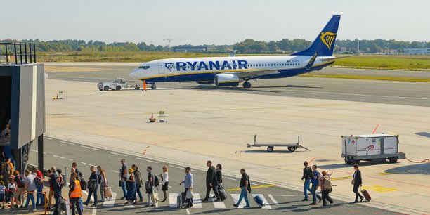 Ryanair a décidé de basé un 3e avion à l'aéroport de Bordeaux.