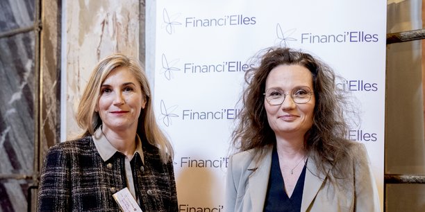 Valérie Vitter Mouradian, managing director chez HSBC et Silvine Laguillaumie Landon, directrice des affaires juridiques, institutionnelles et fiscales chez Malakoff Humanis, sont coprésidentes de Financi'Elles.