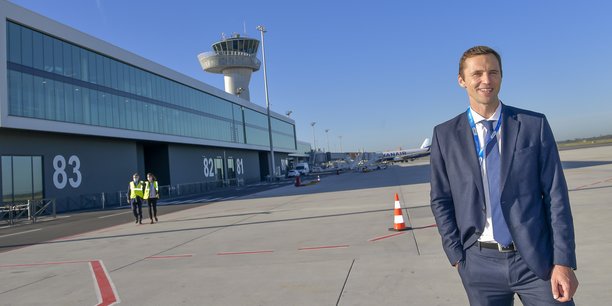 Simon Dreschel, le président du directoire de l'aéroport de Bordeaux Mérignac.