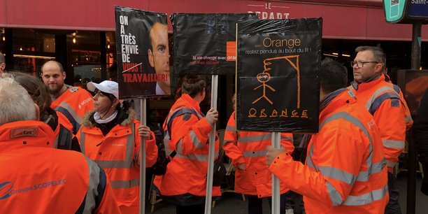 Environ 200 salariés de Scopelec ont manifesté, jeudi dernier à Paris, pour demander de l'aide à Emmanuel Macron et au gouvernement.