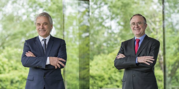 Philippe Rondot et Francis Stéphan, le président et le directeur général du bailleur social Domofrance.