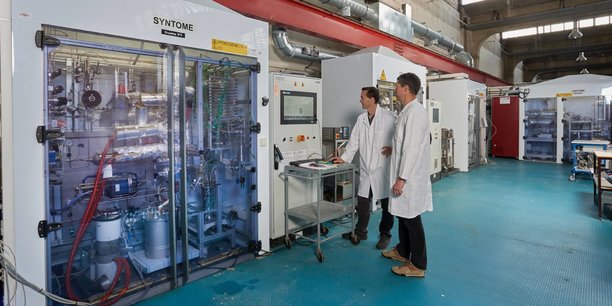 Le CEA travaille déjà sur plusieurs technologies complémentaires à la méthanisation, comme sur cette plateforme expérimentale de tests de réacteurs catalytiques en méthane de synthèse.