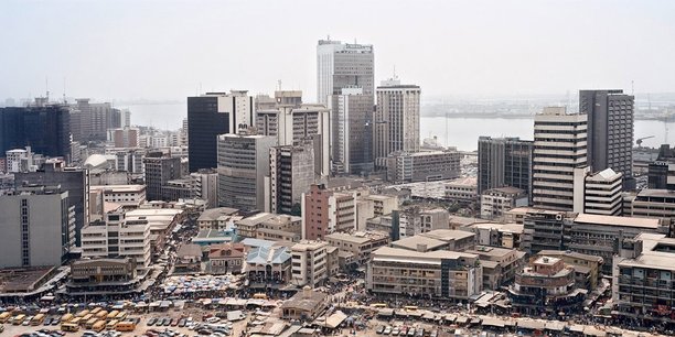 Quartier d'affaires de Lagos, capitale économique du Nigeria, premier marché du capital-risque en Afrique en 2021.