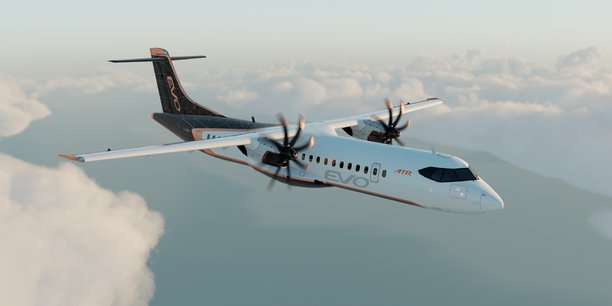 ATR vise une amélioration de 20 % du rendement énergétique global de sa nouvelle famille d'avions régionaux qui émettront plus de 50 % de CO2 en moins qu'un jet régional.