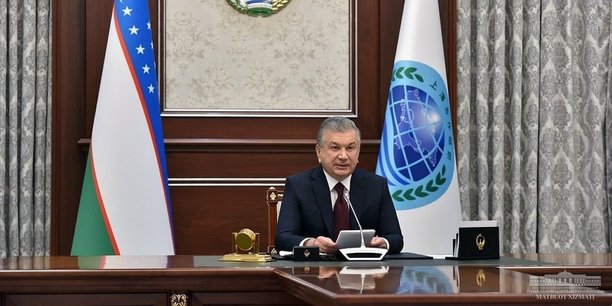 Shavkat Mirziyoyev, président d'Ouzbékistan.