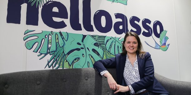 A 35 ans, Léa Thomassin est présidente d'HelloAsso, une entreprise florissante de 95 salariés qu'elle a co-fondé il y a douze ans avec Ismaël Le Mouël.