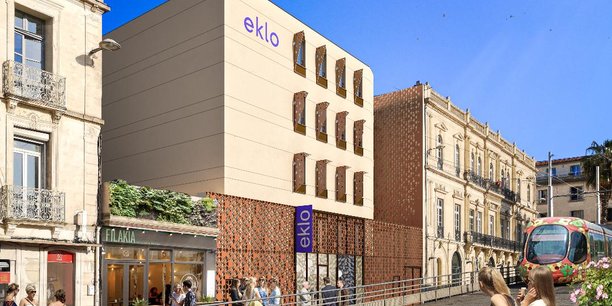 Eklo ouvrira un hôtel en juin 2023 à Montpellier.