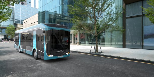 Le nouveau bus à hydrogène de Safra, Hycity, devrait être commercialisé dès 2023.