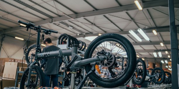 L'usine lyonnaise d'Eovolt va désormais pouvoir assembler 2.200 vélos par mois.