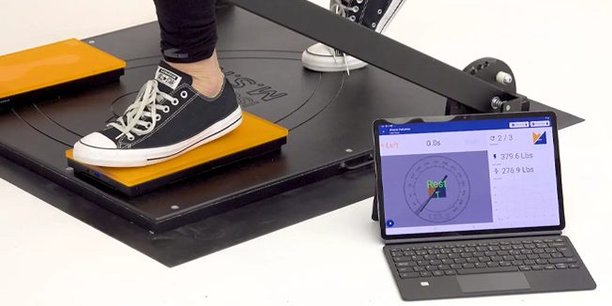 Les objets connectés conçus par Kinvent, adossés à une application en ligne, permettent de mesurer la force musculaire ou l'amplitude d'un mouvement, d'analyser l'équilibre ou d'évaluer une posture.
