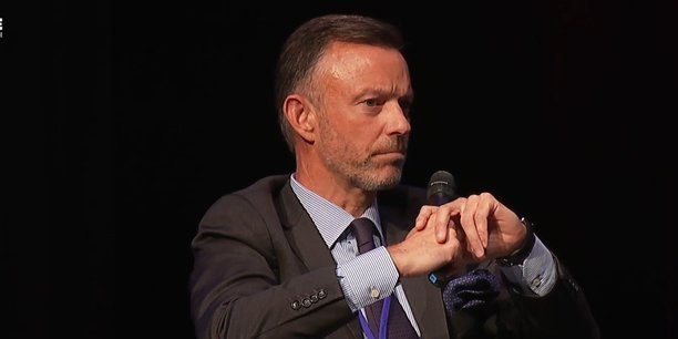 Le directeur général d'ACI Europe, Olivier Jankovec, lors du Paris Air Forum 2022.