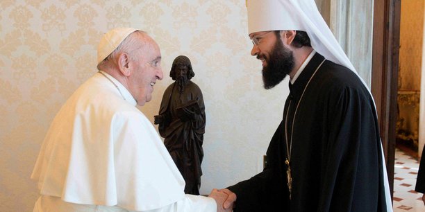 Le pape rencontre le numero deux de l'eglise orthodoxe russe[reuters.com]