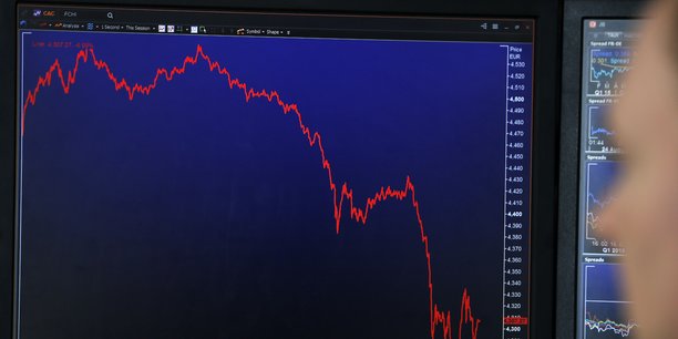 La Bourse de Paris perdait, ce lundi, 1,80%.