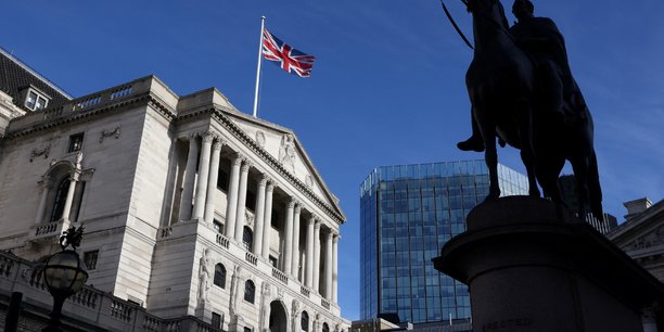 Le siège de la Banque d'Angleterre à Londres.