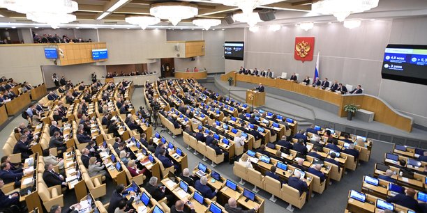 Photo de la douma d'etat, la chambre basse du parlement russe[reuters.com]