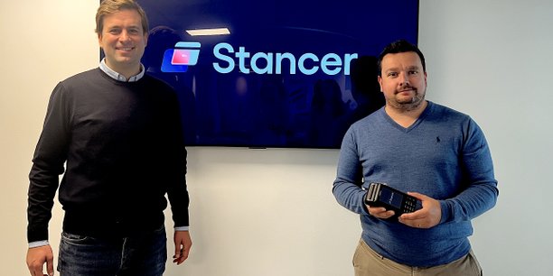 George Owen et Aurélien Beaujean sont aux commandes de la startup Stancer, filiale du groupe Iliad.