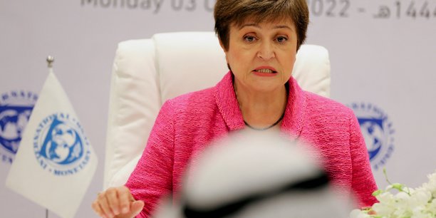 La directrice generale du fonds monetaire international, kristalina georgieva, s'exprime lors d'une conference a riyad, en arabie saoudite.[reuters.com]