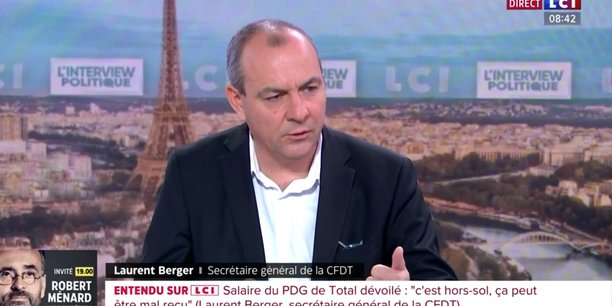 Laurent Berger, secrétaire général de la CFDT, était, ce mercredi 19 octobre, l'invité de L'interview politique, l'émission d'Adrien Gindre dans Les Matins LCI.