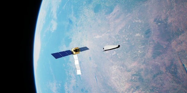 La startup Space Cargo Unlimited disposera dans trois ans environ d'un véhicule spatial automatisé réutilisable sans astronaute à bord (REV1), développé par Thales Alenia Space (iici, le cargo spatial va s'arrimer au module de service)
