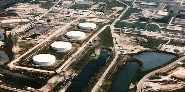 L'un des 4 sites des réserves stratégiques de pétrole (SPS) aux Etats-Unis, au Texas.