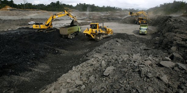 Une mine de charbon en Indonésie.