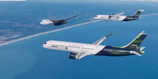 Airbus travaille sur plusieurs concepts architecturaux pour son futur avion à hydrogène.
