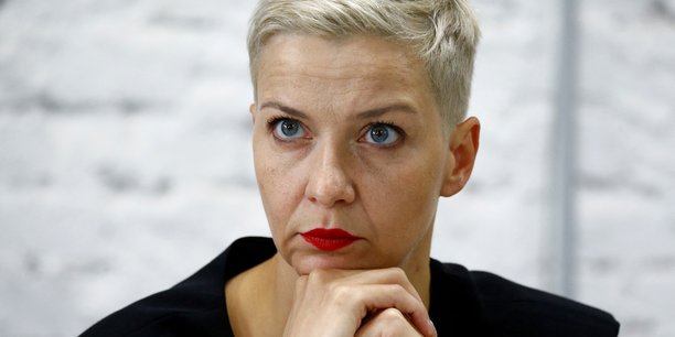 L'opposante maria kolesnikova lors d'une conference de presse a minsk[reuters.com]