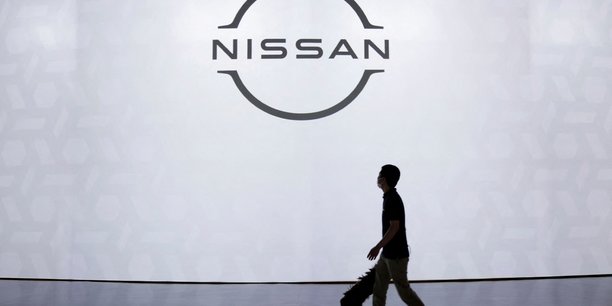 Le logo de nissan au pavillon nissan a yokohama, au japon[reuters.com]