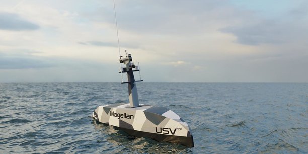 Couach a dévoilé un premier modèle de drone de surface, baptisé Magellan.