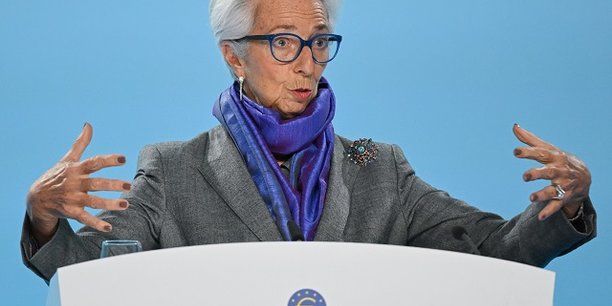 Pour Chrisitine Lagarde, patronne de la BCE,  « il est vital que les taux d'inflation supérieurs à l'objectif de 2% de la BCE ne s'enracinent pas dans l'économie ».