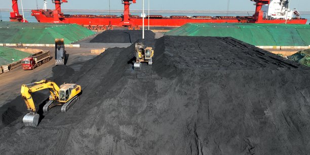 Le terminal charbon du port de Lianyungang, dans la province chinoise du Jiangsu.