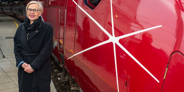 Gwendoline Cazenave, CEO d'Eurostar, veut faire « de la compagnie l'épine dorsale du voyage durable en Europe ».