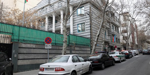 Vue de l'ambassade de la republique d'azerbaidjan apres l'attaque, a teheran[reuters.com]