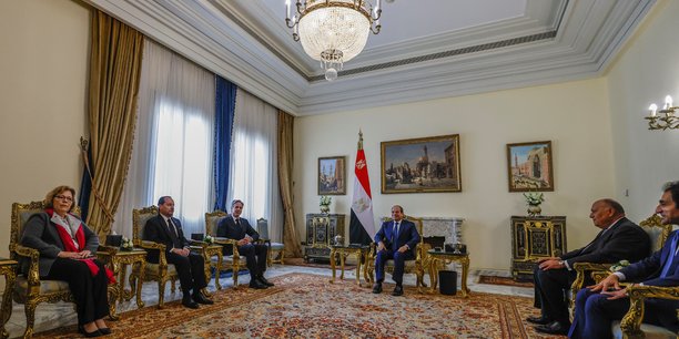 Le secretaire d'etat americain antony blinken rencontre le president egyptien abdel fattah al-sisi, au caire[reuters.com]