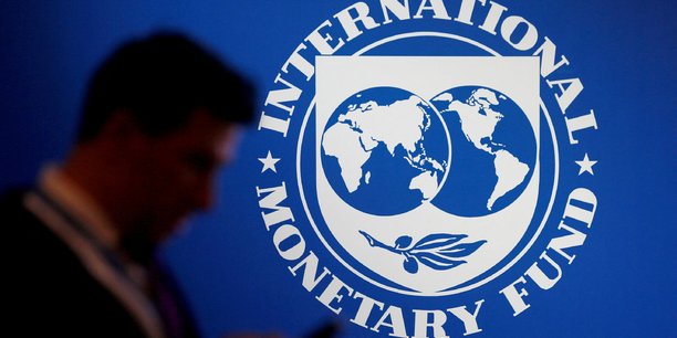 Le logo du fonds monetaire international[reuters.com]