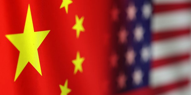 Photo d'illustration des drapeaux americain et chinois[reuters.com]