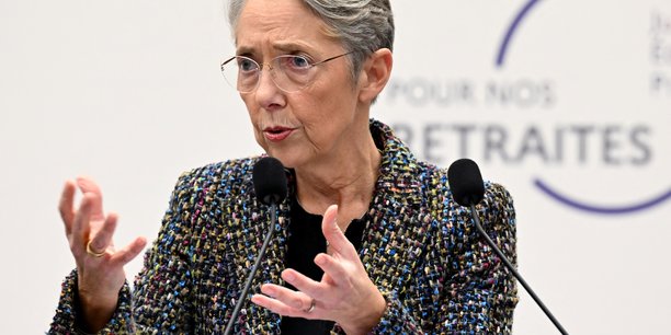 La premiere ministre francaise, elisabeth borne, lors d'une conference de presse a paris[reuters.com]