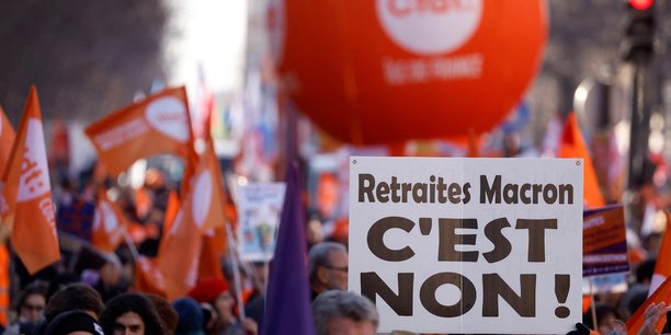 Une manifestation contre la reforme des retraites, a paris[reuters.com]