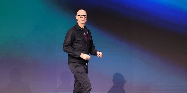 Tim Höttges, le patron de Deutsche Telekom, ce lundi au Mobile World Congress.