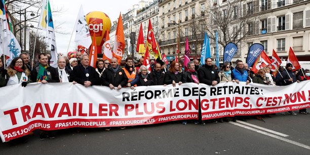 Le cortège parisien ce samedi 11 mars à Paris.