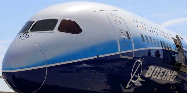 Un exemplaire du 787 de Boeing, modèle sur lequel l'industriel américain mise pour se redresser financièrement.