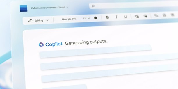 Copilot, le nouvelle assistant de Microsoft dopé à l'IA.