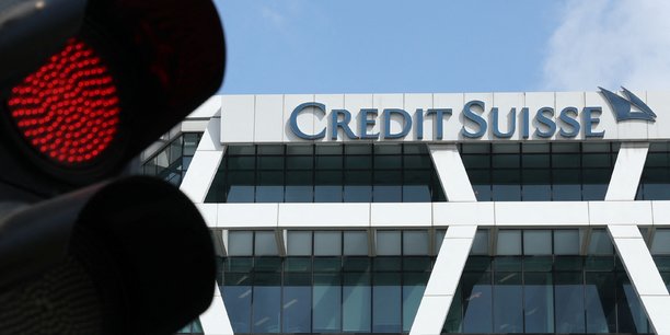 Le logo de credit suisse a singapour[reuters.com]