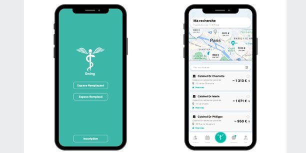 La startup Swing propose de faciliter les remplacements de médecins généralistes via une application.