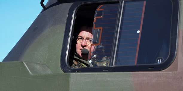 Le ministre allemand de la defense boris pistorius dans un char leopard pres de magdebourg, en allemagne[reuters.com]