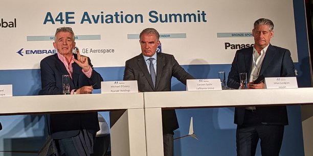 Michael O'Leary (Ryanair), Carsten Spohr (Lufthansa) et Johan Lundgren (Easyjet) appellent l'Europe à accélérer sur les SAF.