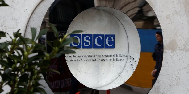 Photo du logo de l'osce (organisation pour la securite et la cooperation en europe)[reuters.com]