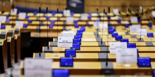La salle du parlement europeen a bruxelles, en belgique[reuters.com]