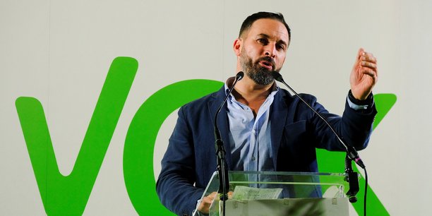 Le leader de Vox, Santiago Abascal