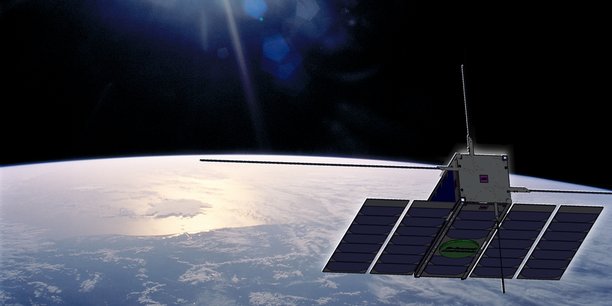 Le nanosatellite OPS-SAT de l'Agence spatiale européenne (ESA) (vue d'artiste)